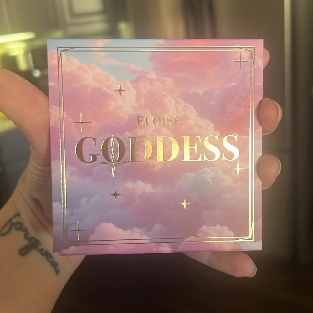 Eloise Goddess Eyeshadow Palette Bright Shimmer Blue Pink Teal NIB